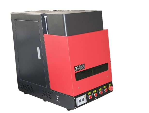 50W kapalı kabin fiber lazer markalama makinesi